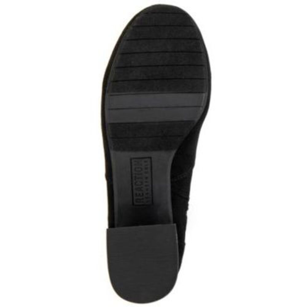 REACTION KENNETH COLE Womens Black Road Round Toe Block Heel Booties 9.5 M - Picture 4 of 5